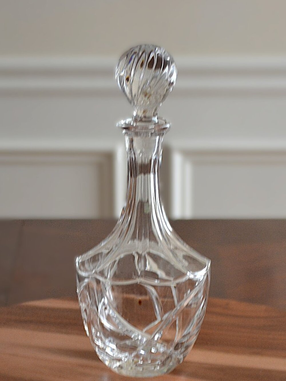 Gorham Carrington Decanter Clear Cut Crystal